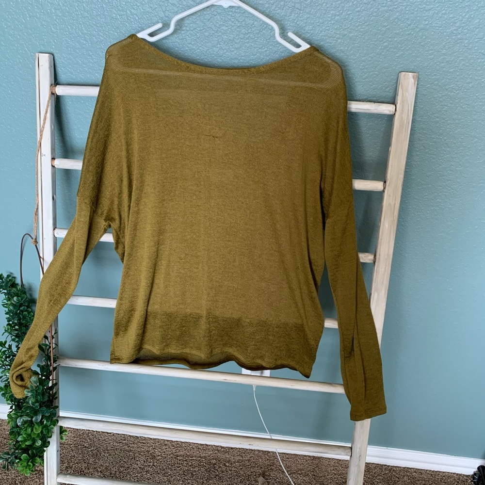 Green lightweight sweater, Old Navy, size M